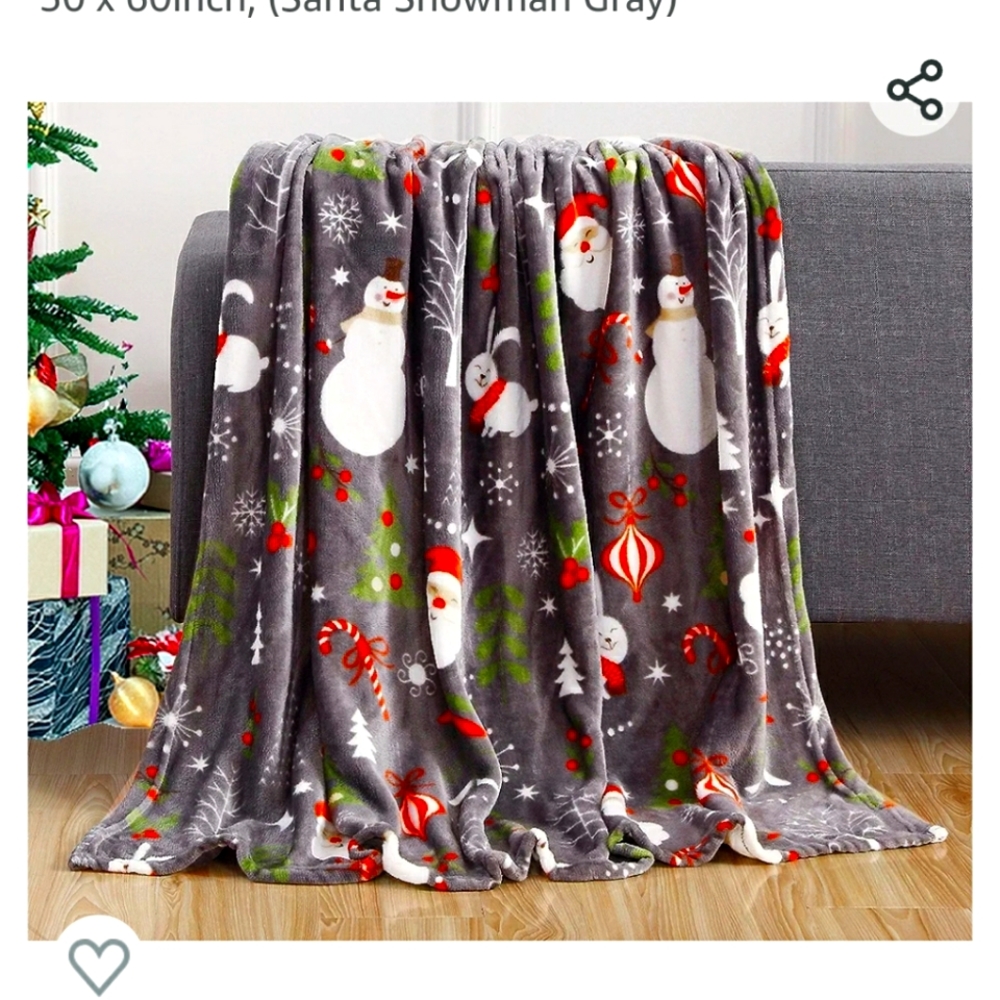 All Season snowman throw new!